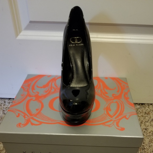 Kelsi Dagger Black Patent Leather Pumps - Picture 3 of 7